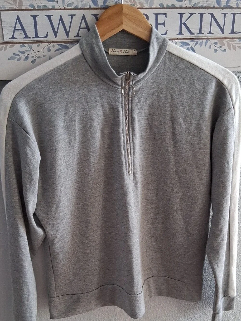 Zip-up Pullover Top